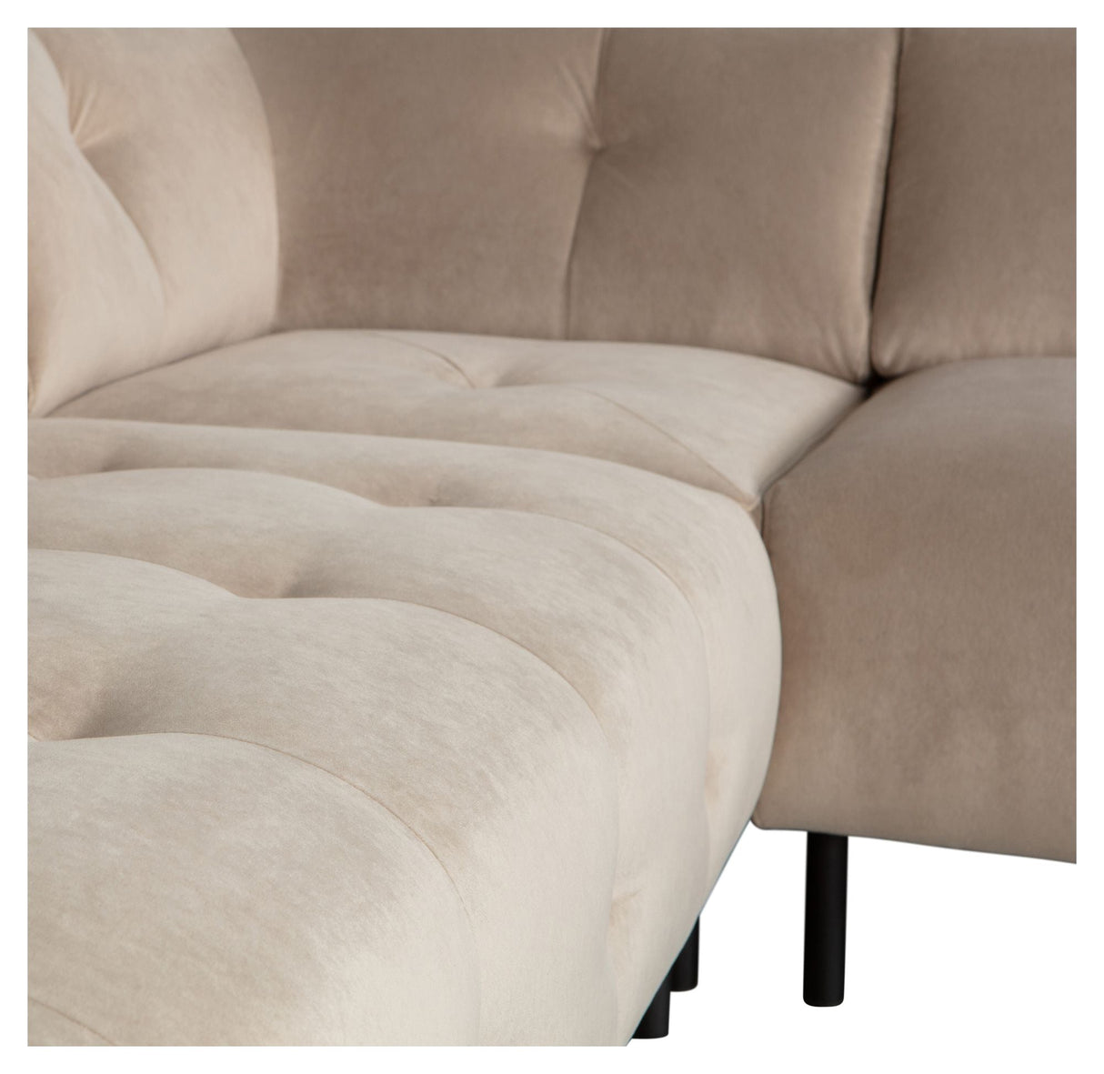 Lloyd Sofa m. chaiselong, højrevendt - Beige - Unoliving.com