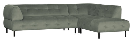 Lloyd Sofa m. chaiselong, højrevendt - Grøn - Unoliving.com