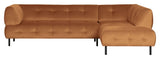 Lloyd Sofa m. chaiselong, højrevendt - Orange - Unoliving.com