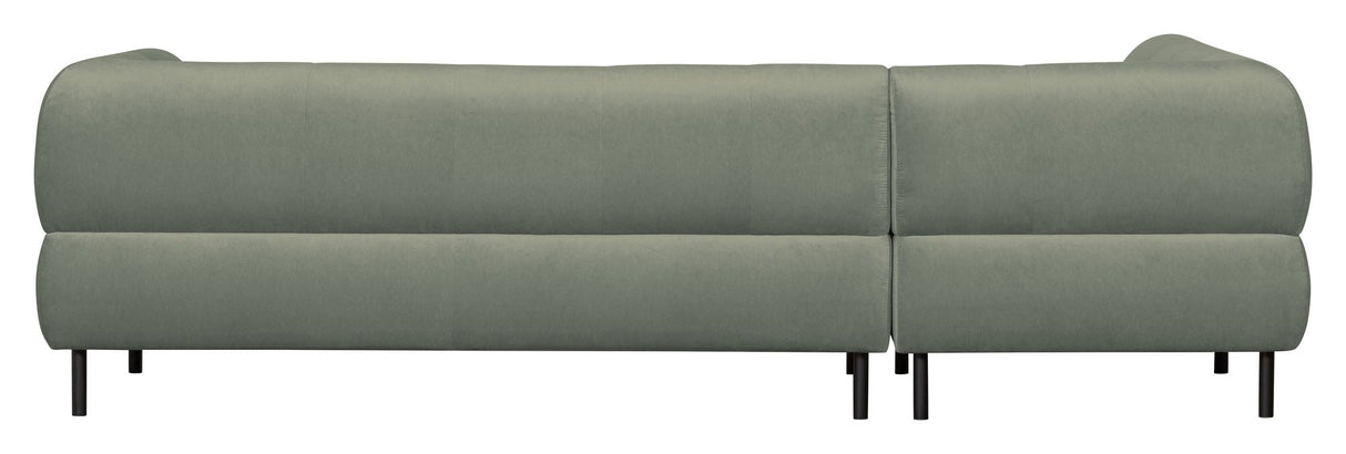 Lloyd Sofa m. chaiselong, venstrevendt - Grøn fløjl - Unoliving.com