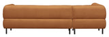 Lloyd Sofa m. chaiselong, venstrevendt - Orange fløjl - Unoliving.com