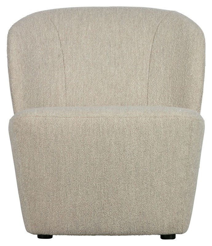 Lofty Loungestol - Natural Bouclé - Unoliving.com