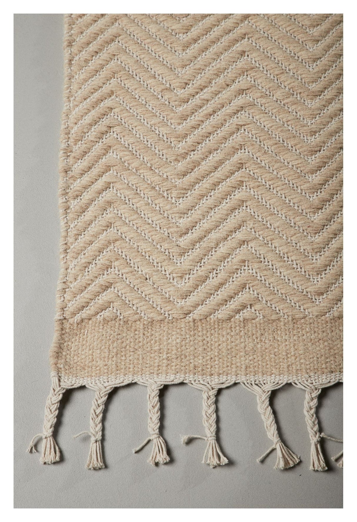 Loke Tæppe 230x160 - Hvid/beige - Unoliving.com