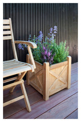 Løkken Blomsterkasse, Teak - Unoliving.com