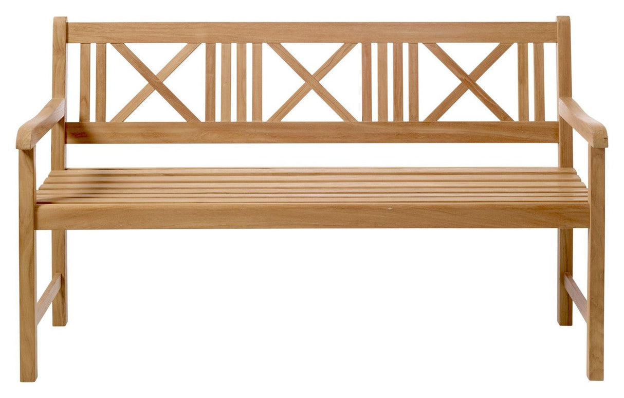 Løkken Havebænk, Teak/Lys - Unoliving.com