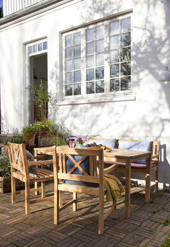 Løkken Havemøbelsæt, Teak - Unoliving.com