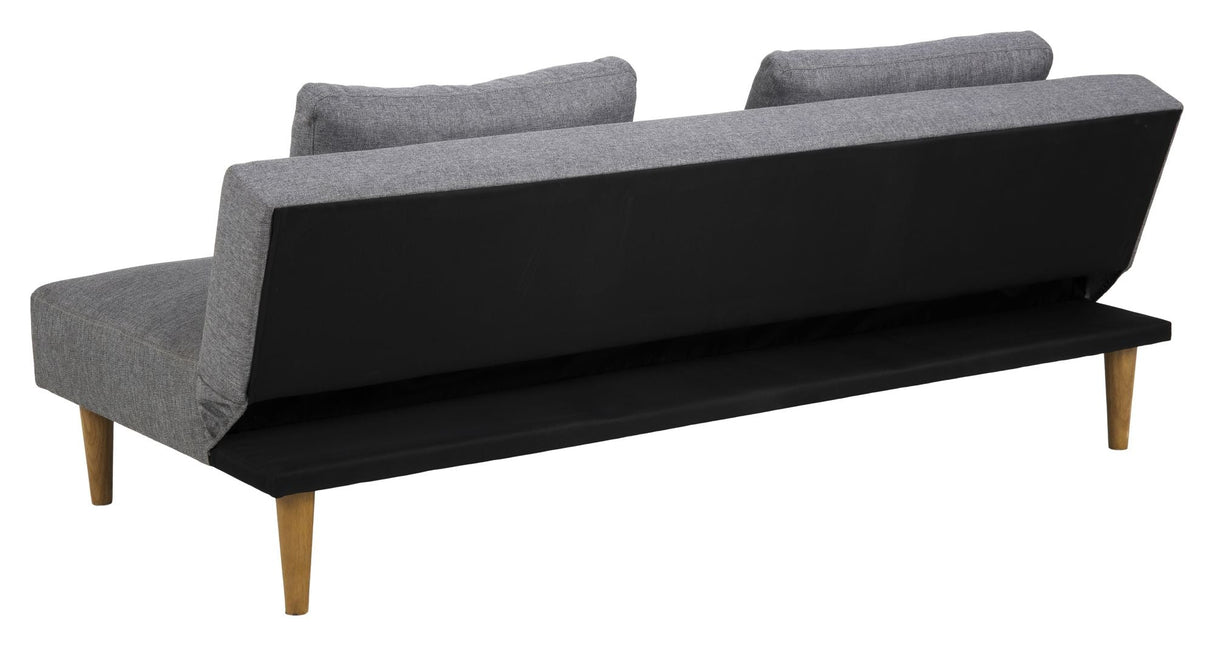 Lucca Sovesofa m. 2 puder, Lysegrå stof - Unoliving.com