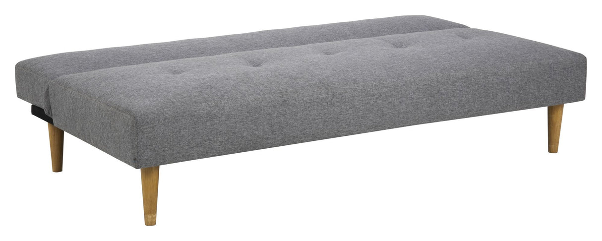 Lucca Sovesofa m. 2 puder, Lysegrå stof - Unoliving.com