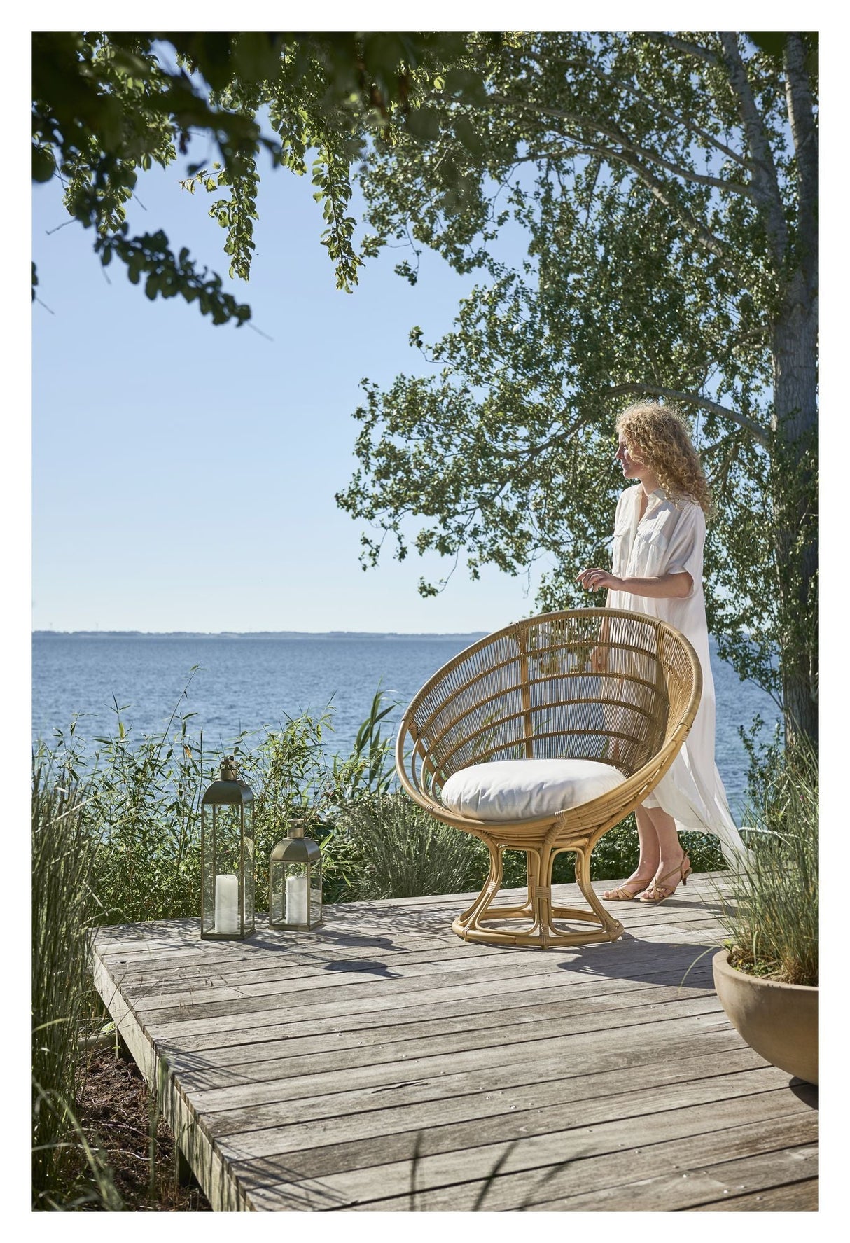 Luna Exterior Loungestol, Alu-Rattan - Unoliving.com