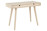 Lustra Skrivebord m/2 skuffer, Finer - Unoliving.com