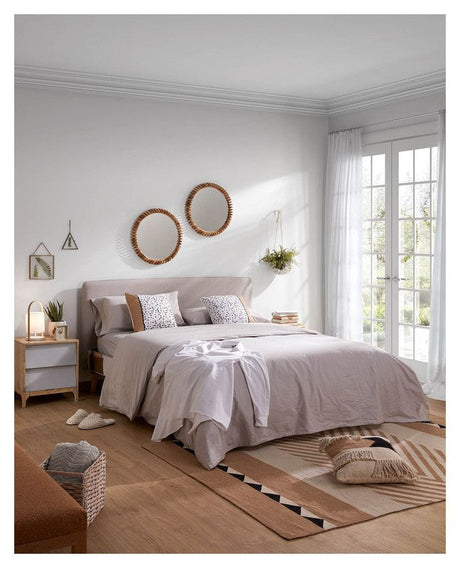 Lydia Sengegavl til 160 cm senge, Beige - Unoliving.com