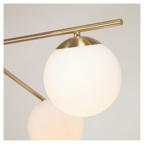 Mahala Loftlampe, Frostet glas/Messing finish - Unoliving.com