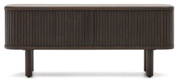 Mailen TV-Bord m. 2 låger, Askefinér/Mørk finish, 120x50 - Unoliving.com