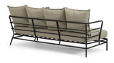 Mareluz Loungesofa m. hynder Sort/Grå - Unoliving.com