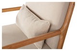 Mark Loungestol - Beige/Lys gummitræ - Unoliving.com