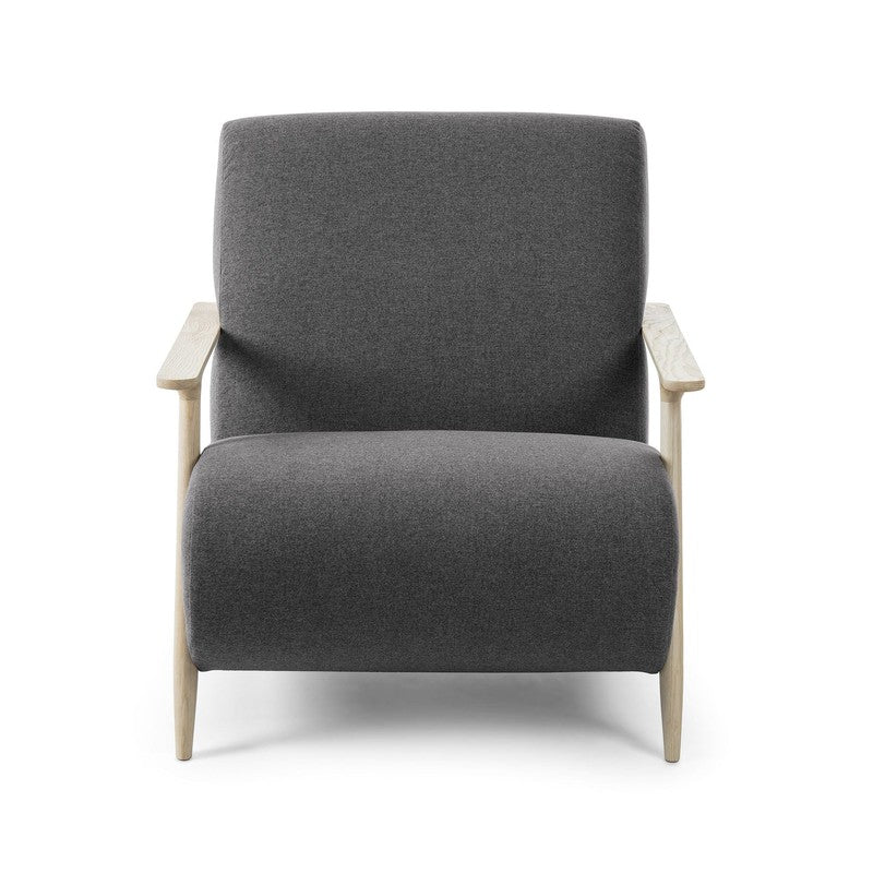 Marthan Loungestol m/armlæn, Graphite - Unoliving.com