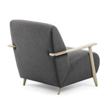 Marthan Loungestol m/armlæn, Graphite - Unoliving.com