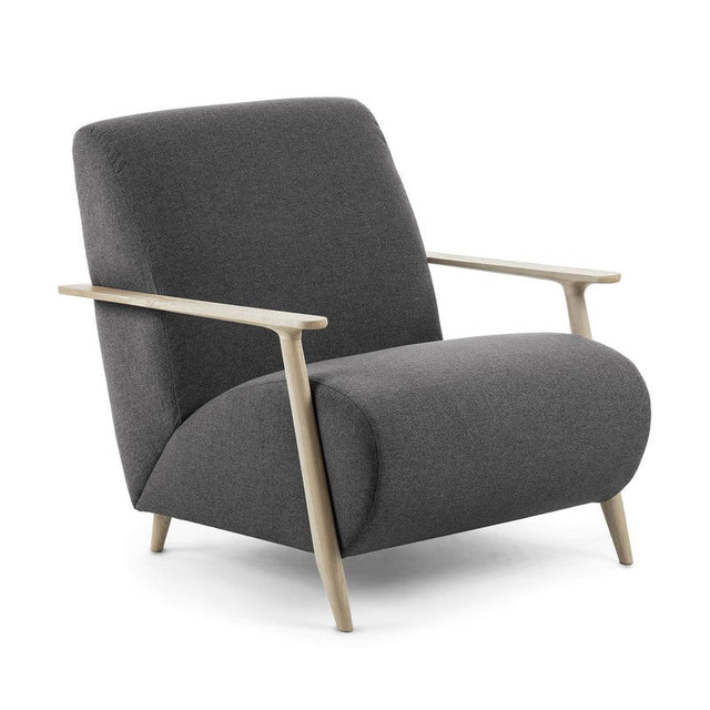 Marthan Loungestol m/armlæn, Graphite - Unoliving.com