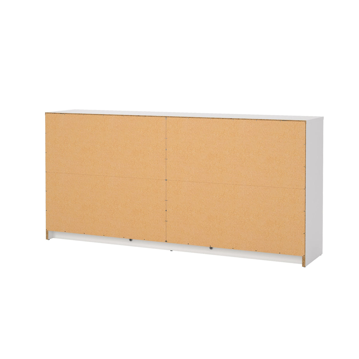 May Dobbelt kommode m. 6 skuffer, 143x30x68, Hvid - Unoliving.com