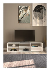 Media TV-bord, hvid, B:147 - Unoliving.com