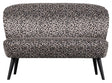 Megan 2-pers. Sofa m. Panther Print - Unoliving.com