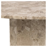 Messina, Spisebord - latte/marmor - Unoliving.com