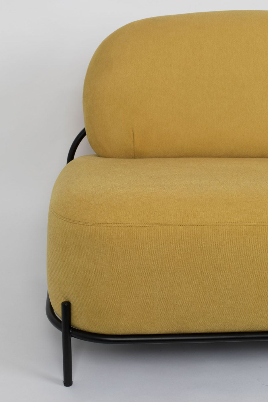 Milano 2-pers Sofa - Gul - Unoliving.com