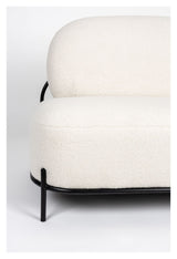 Milano Loungesofa, Teddy Ivory - Unoliving.com