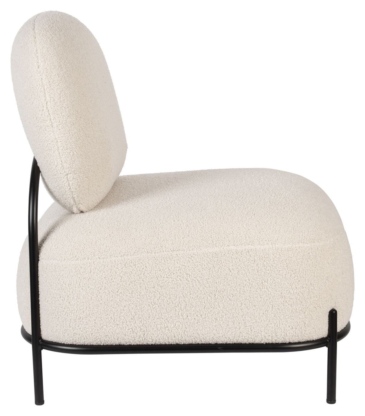 Milano Loungestol, Teddy Ivory - Unoliving.com