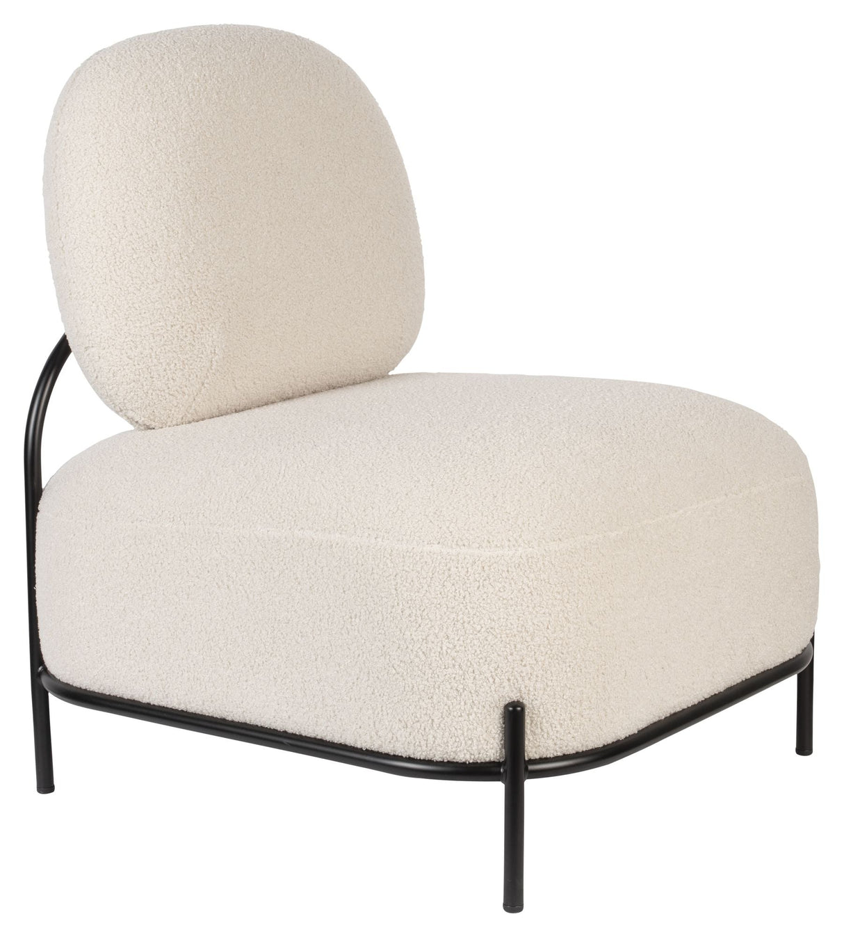 Milano Loungestol, Teddy Ivory - Unoliving.com