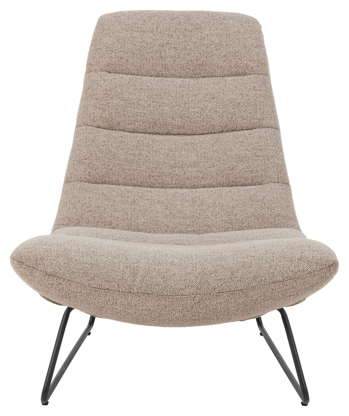 Milford Loungestol, Beige stof - Unoliving.com