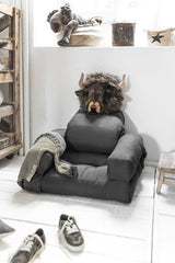 Mini Hippo Børnestol, Dark Grey - Unoliving.com