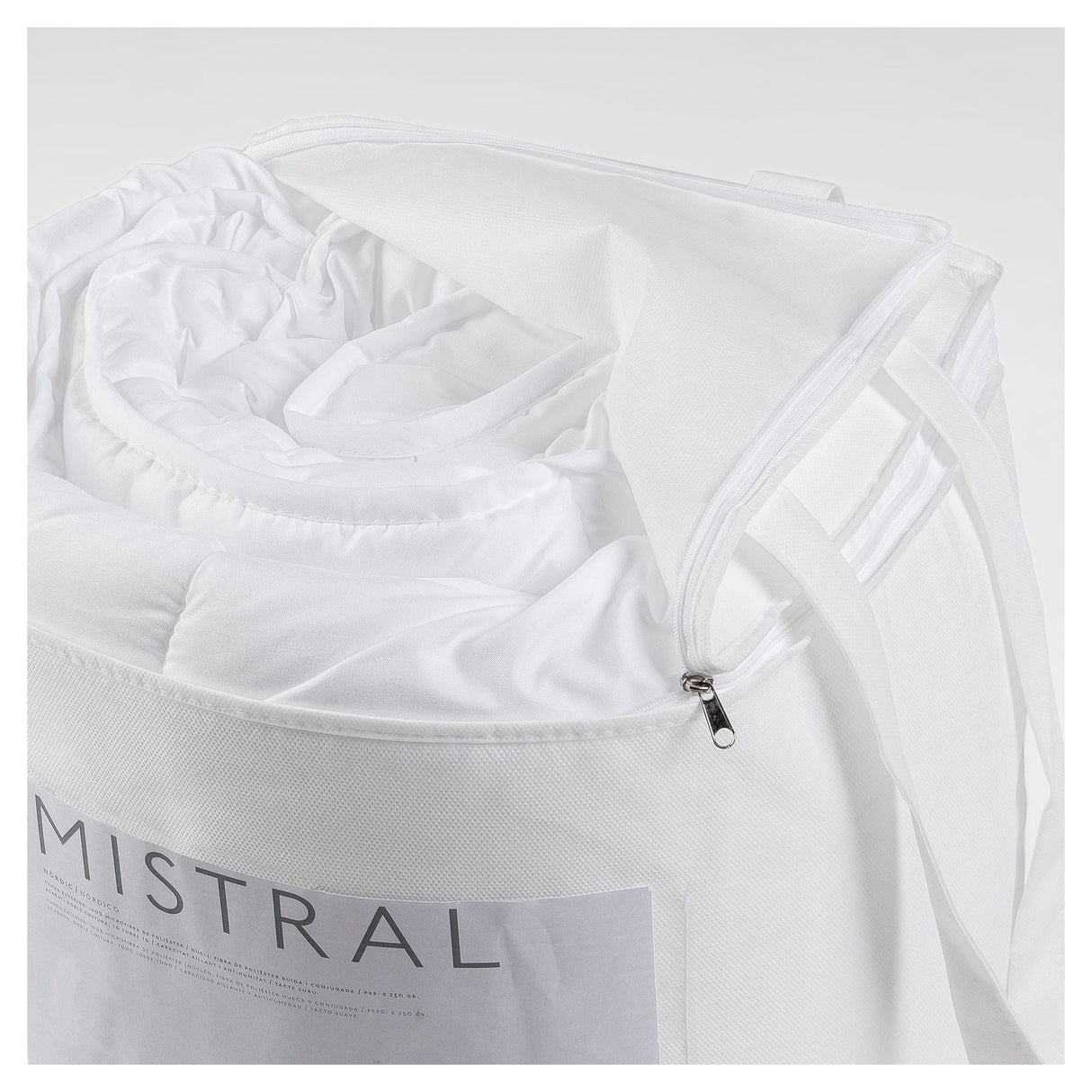 Mistral Microfiber Dyne, 220x220, Hvid - Unoliving.com