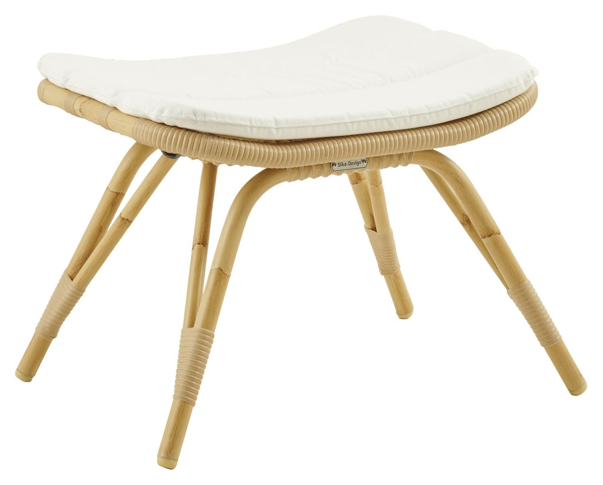 Monet Exterior Fodskammel, Alu-Rattan - Unoliving.com