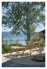 Monet Exterior Loungestol, Alu-Rattan - Unoliving.com