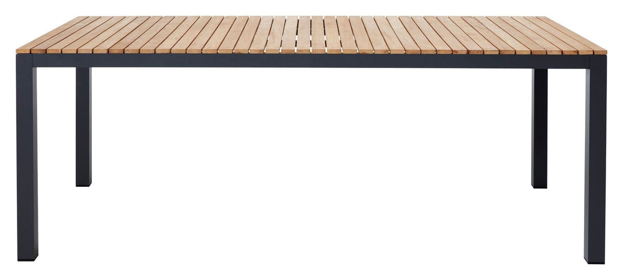 Mood Extreme Havebord Teak/Grå, 208,5x100 - Unoliving.com