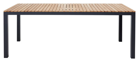 Mood Extreme Havebord Teak/Grå, 208,5x100 - Unoliving.com