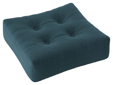 More Pouf, Petrol Blue, 70x70 - Unoliving.com