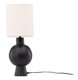 Mysterna Bordlampe, Beton, Sort - Unoliving.com