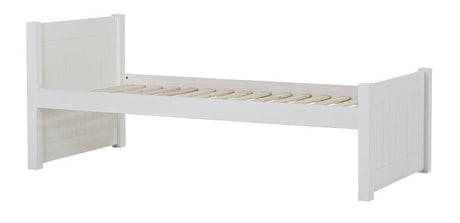 NOAH DELUXE Juniorseng, 1 mellem og 1 høj gavl, 90x200cm, Hvid - Unoliving.com