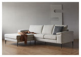 Nabbe 3-pers. Sofa m. chaiselong, venstre Sand stof - Unoliving.com