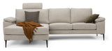 Nabbe 3-pers. Sofa m. chaiselong, venstre Sand stof - Unoliving.com