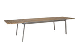 Naos Havebord Teak, rustf. stål, 220/320x100 - Unoliving.com