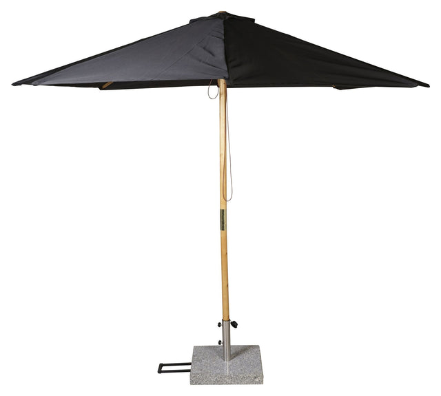 Naxos, Parasol 3m - Træ/Sort - Unoliving.com