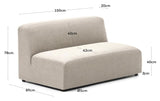 Neom 2-pers. Modulsofa, Beige