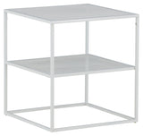 Netz Sidebord 55x55 - Hvid - Unoliving.com