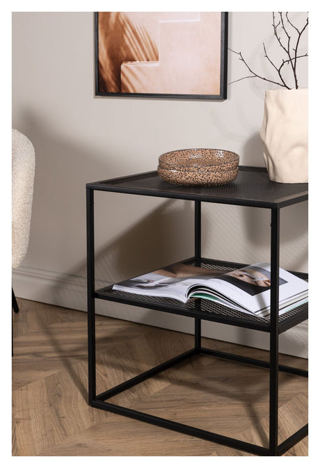 Netz Sidebord 55x55 - Sort - Unoliving.com