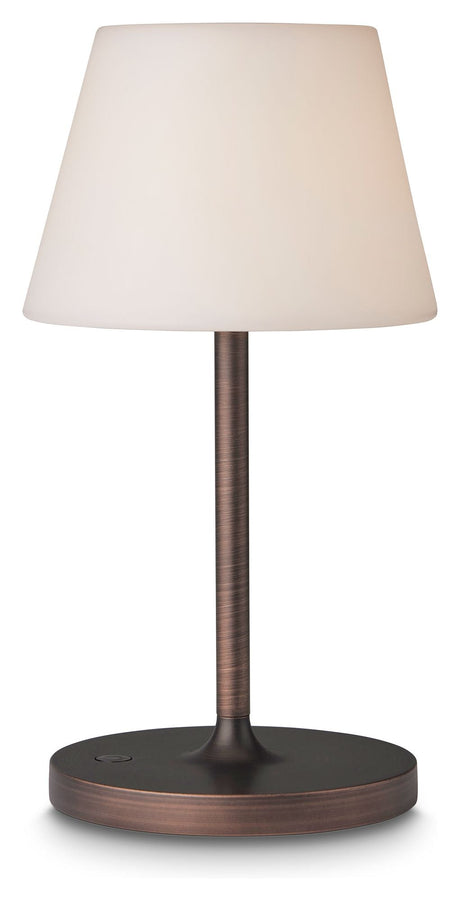 New Northern Bordlampe, Antik kobber - Unoliving.com