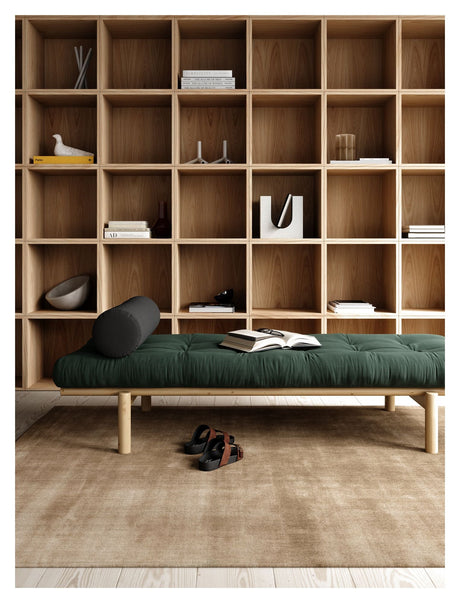 Next Daybed, Fyrretræ/Dark Grey Fløjl - Unoliving.com