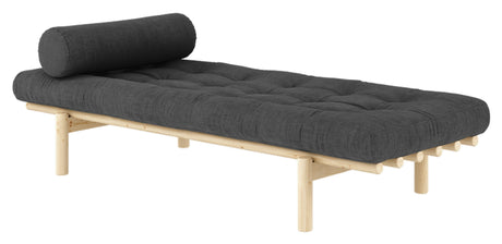 Next Daybed, Fyrretræ/Dark Grey Fløjl - Unoliving.com